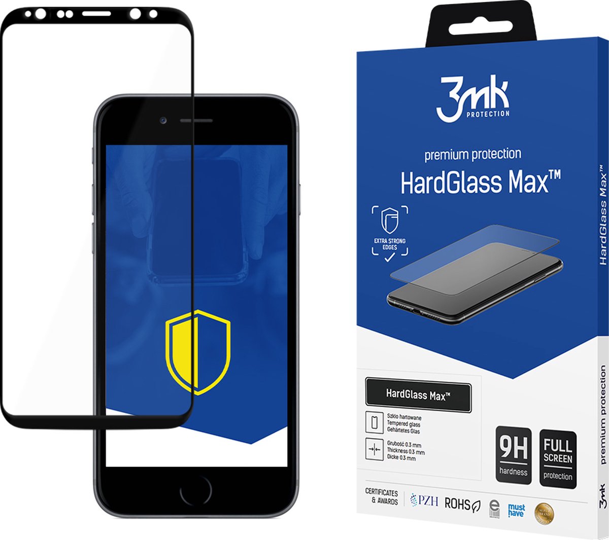Samsung Galaxy S8 Plus black - 3mk HardGlass Max