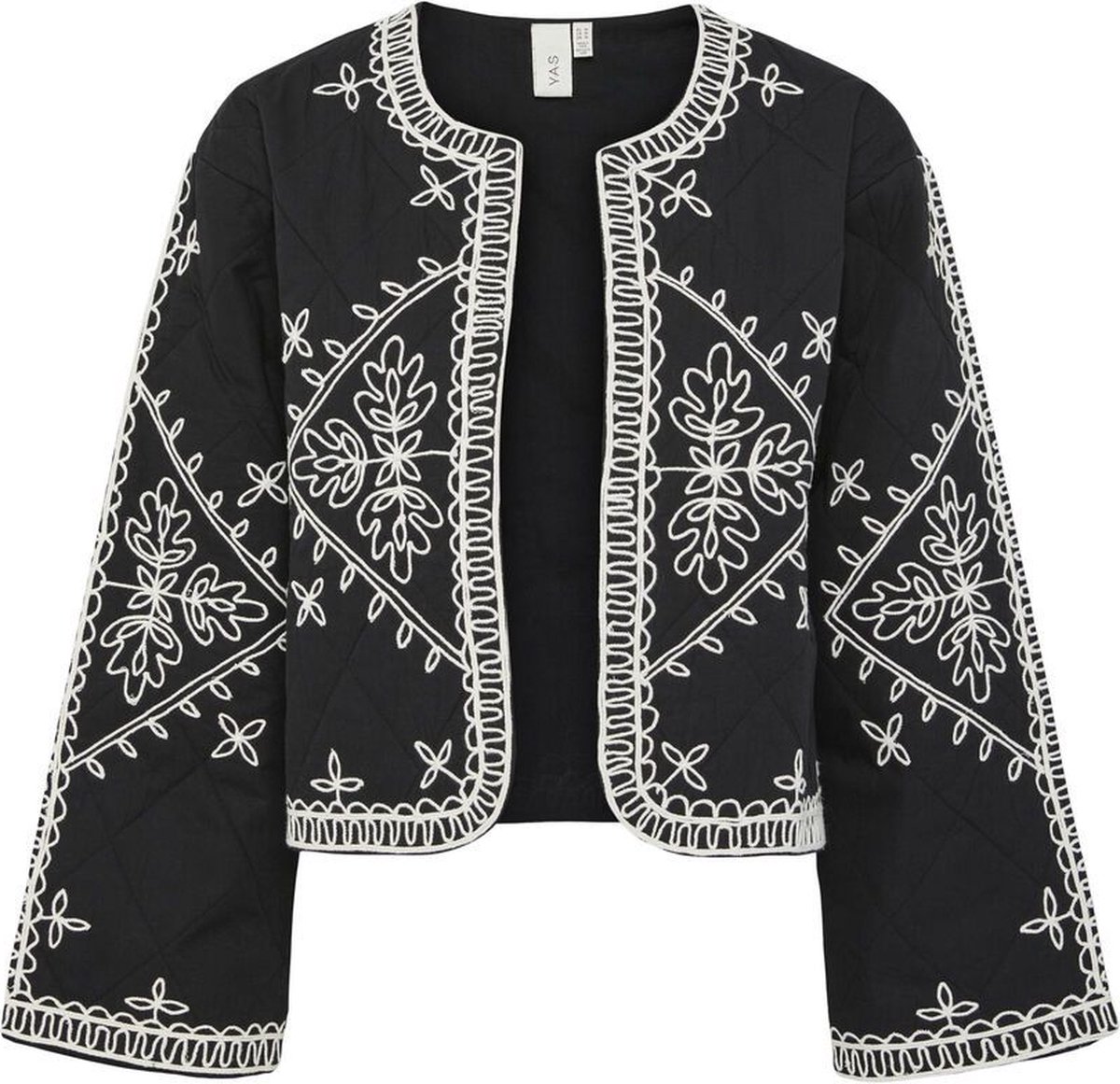 Y.A.S. Mani LS Quilted Jacket Zwart