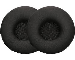 kwmobile 2x oorkussens geschikt voor Jabra Biz 2300 USB Duo / Biz 2300 QD / Biz 2300 USB MS - Earpads voor koptelefoon in zwart