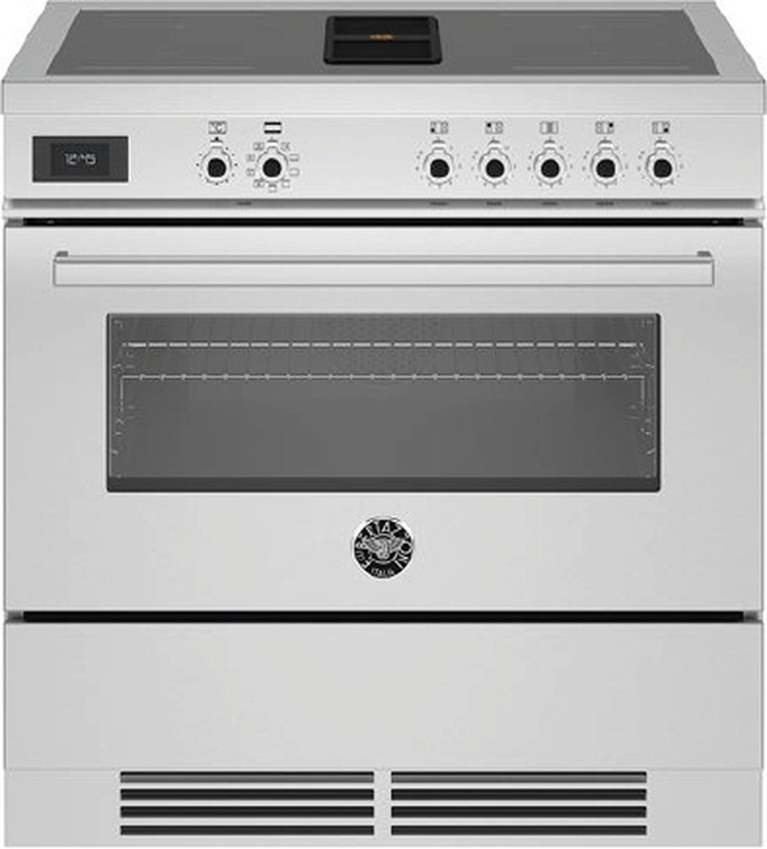 Bertazzoni PROCH94I1EXT vrijstaand fornuis met afzuiging rvs (roestvrijstaal) zuinig energieklasse A | .