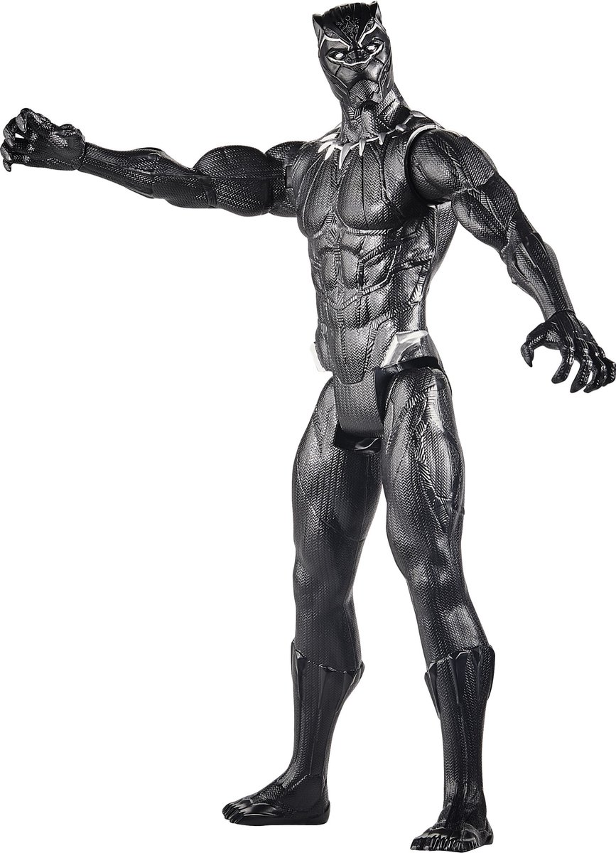 Hasbro Marvel actiefiguur Black Panther - Avengers Titan Hero 30 cm. — afbeelding 6