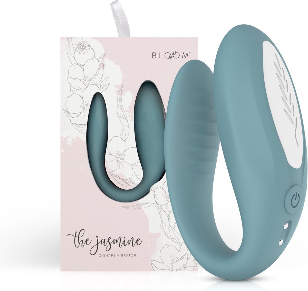 Bloom - The Jasmine C-vormige Vibrator - Groen