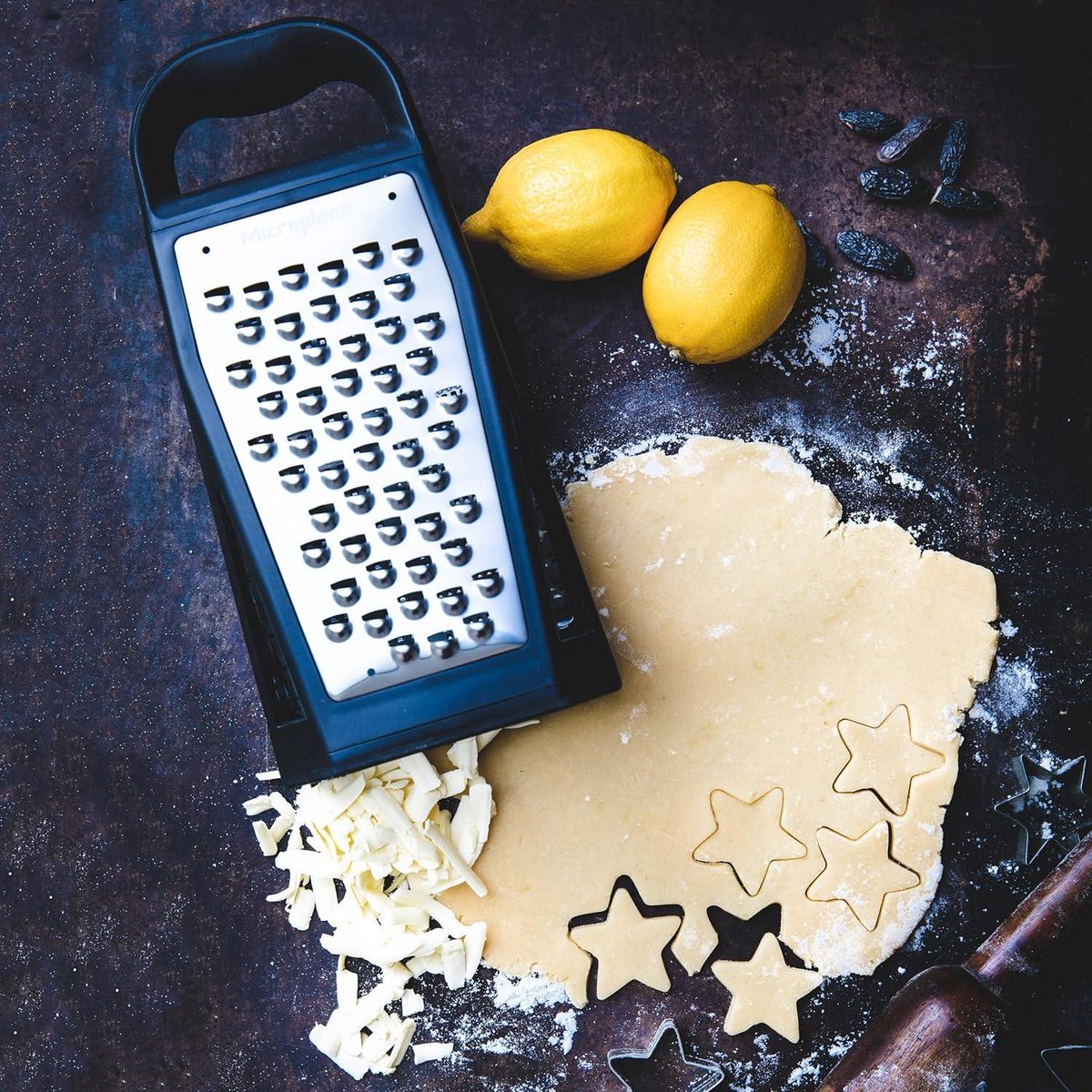 Kitchen Box Grater Fine Coarse Extra Coarse 2-Way Slicing Large Slicer