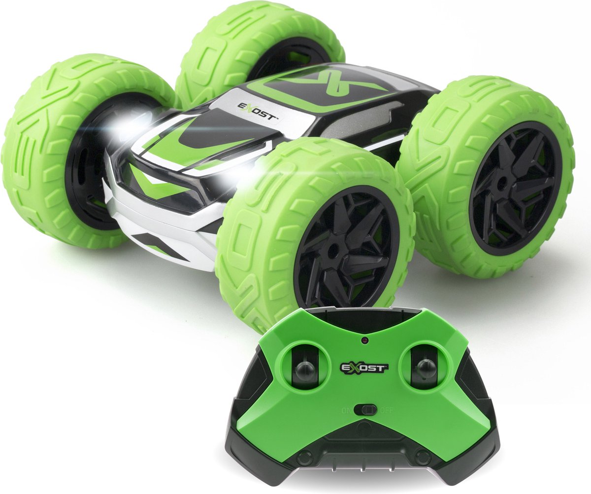 Exost RC 360 Cross II Stuntauto groen 1:18 - RC Auto - Bestuurbare Auto - Met koplampen — afbeelding 7