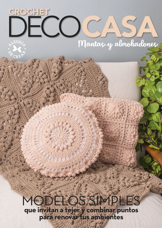 Crochet DecoCasa. Mantas y almohadones - cover