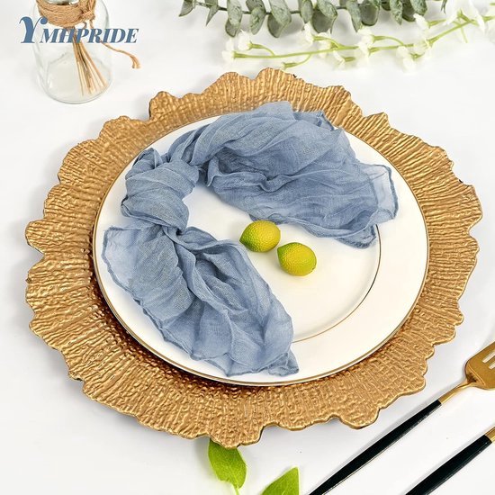 40/60/80/100Pcs 42x42CM Witte Katoenen Servetten, Herbruikbare Gaas