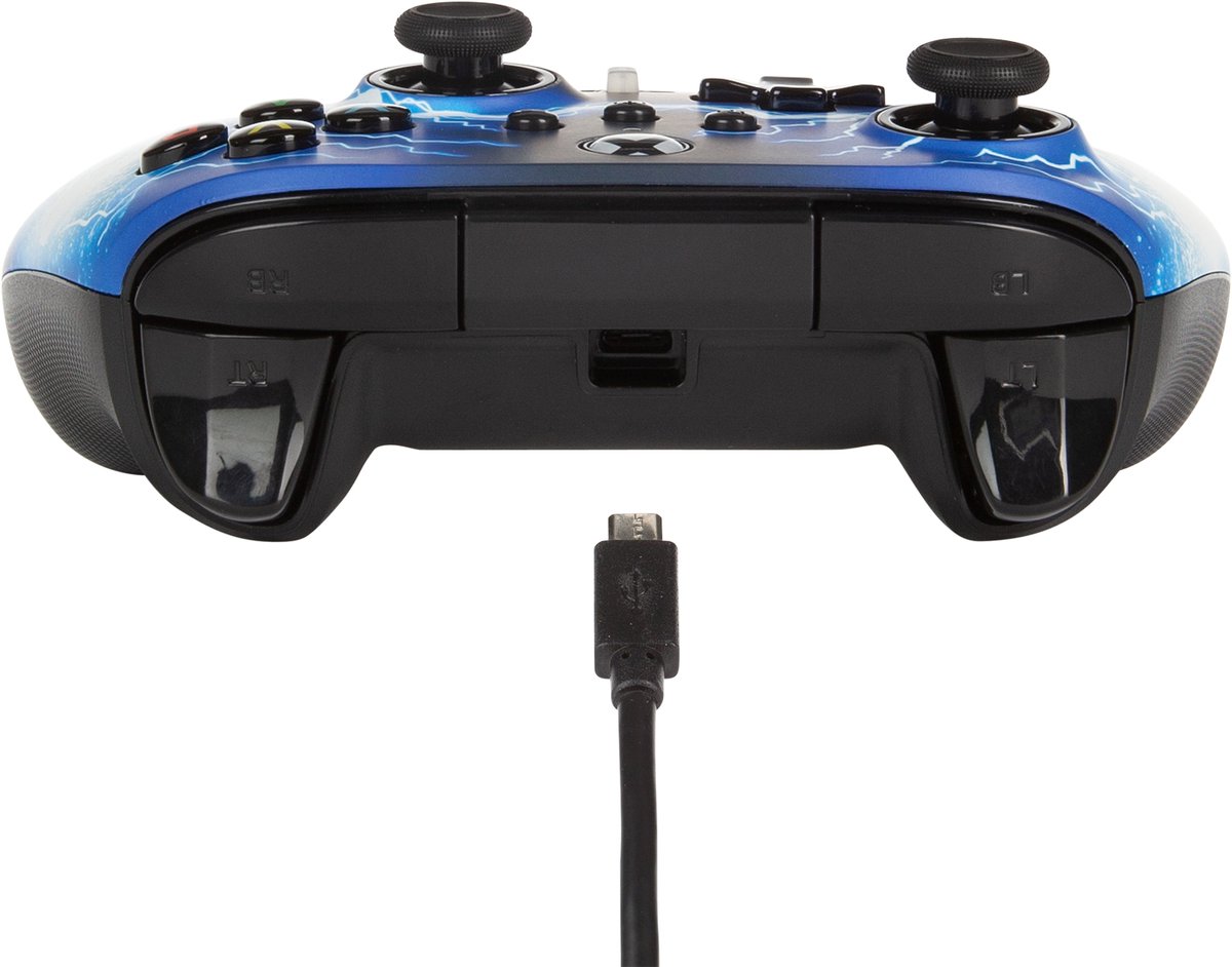 PowerA Geavanceerde Bedrade Controller - Xbox Series X + S & Xbox One - Arc Lightning – foto 5