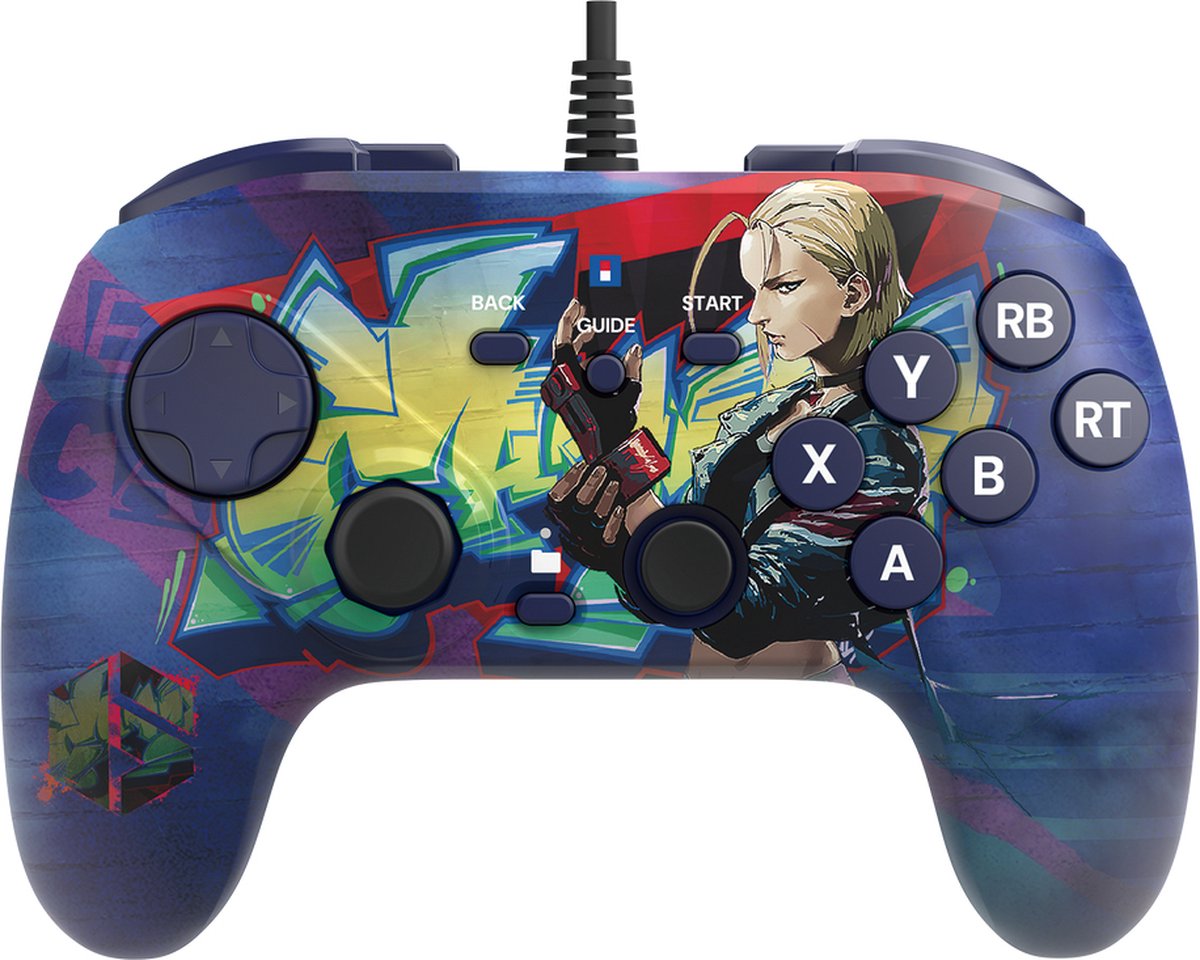 HORI - PC Fighting Commander OCTA voor Windows 10/11 - Street Fighter 6 Cammy Edition - Officieel gelicentieerd door Capcom