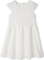 Vertbaudet Robe de cérémonie effet 2 en 1 superposition en macramé fille