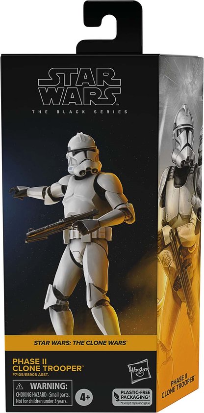 SF・ファンタジー・ホラー Star Wars The Black Series CloneTroopers Hasbro Star Wars - The Clone Wars Black Series Phase II Clone