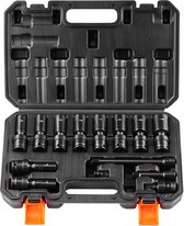 BGS Spezial Steckschlüssel Einsatz Satz   3/8   SW 10 19 mm
