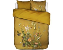 Essenza Ficaria Dekbedovertrek Flower ochre - Tweepersoons – 200x200/220 cm