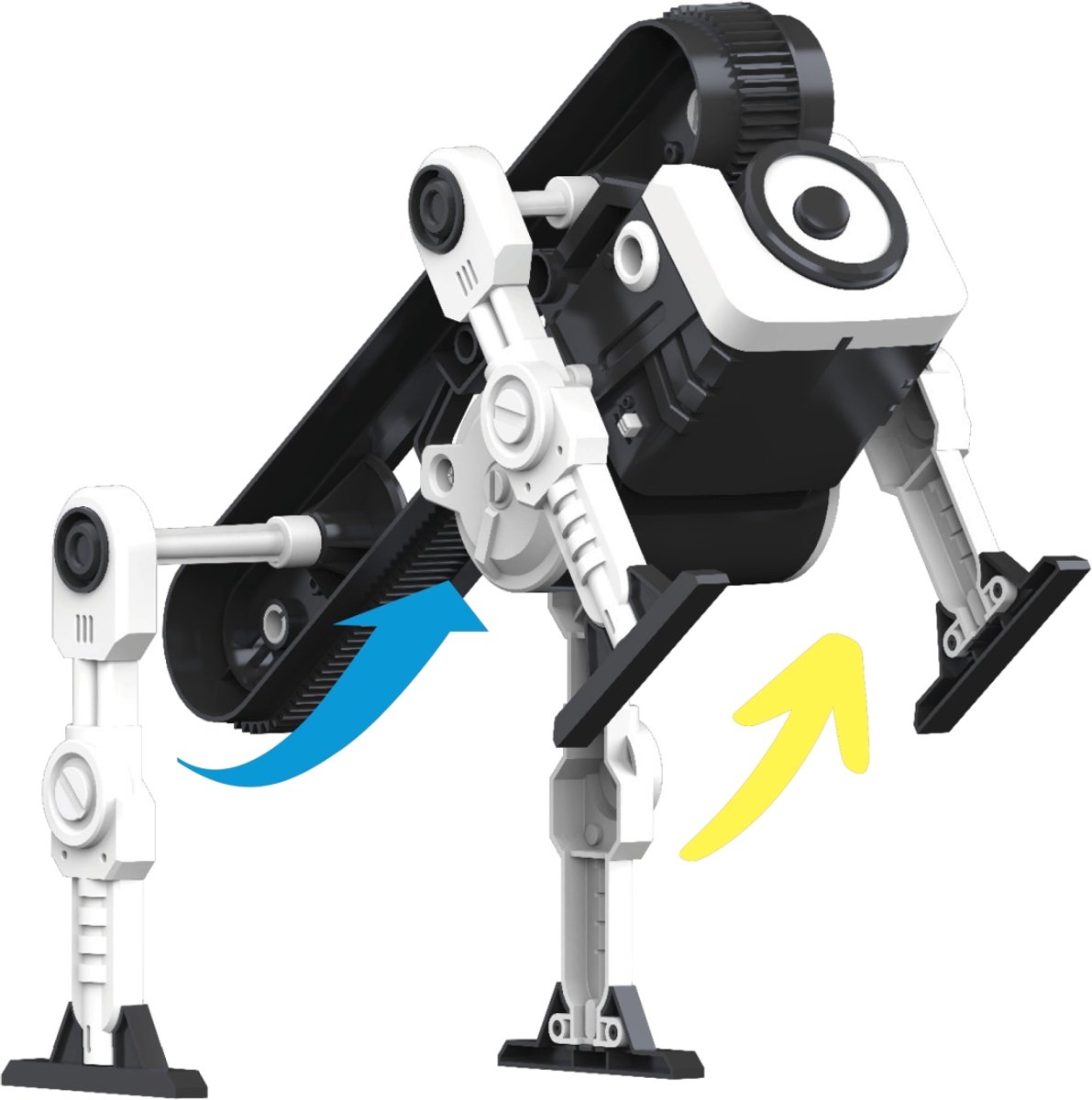 KOSMOS Flip Monster - Experimenteerset - Bouw Je Eigen Klimrobot - Unieke Flip-Aandrijving - Beklimt Trappen en Hindernissen - Robotica en Techniek - STEM Speelgoed - Vanaf 8 Jaar — afbeelding 7