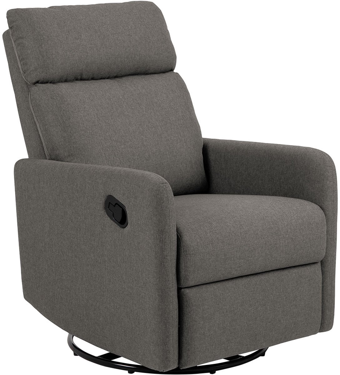 Giga Living Relaxfauteuil Nida - Grijs Stof - Verstelbaar - 93,5x67x99cm