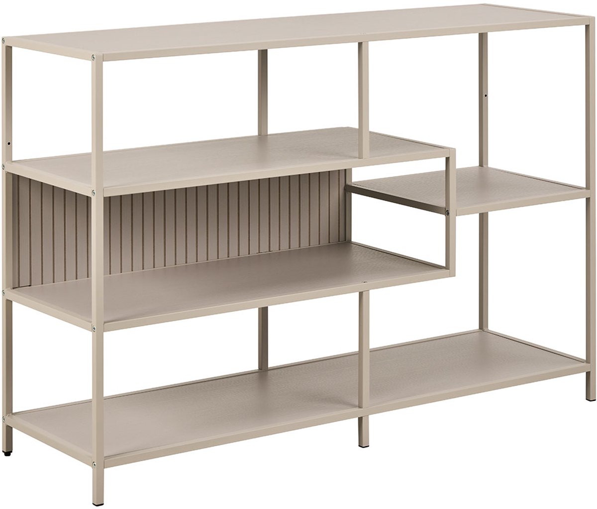 Giga Living Boekenkast Varven - Grijs - 114x35x78cm