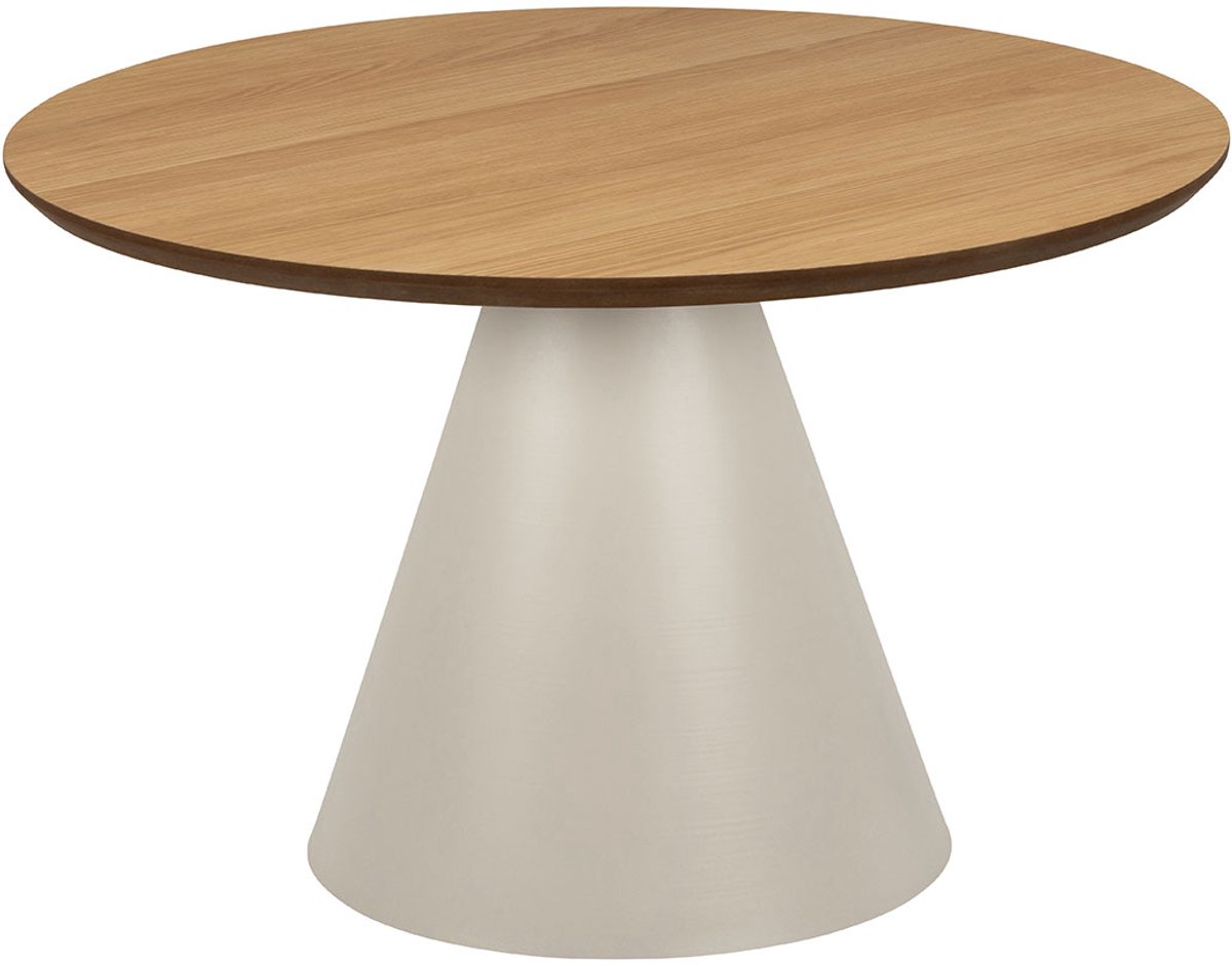 Giga Living Salontafel Skagen - Naturel/Grijs - 65x65x43 cm
