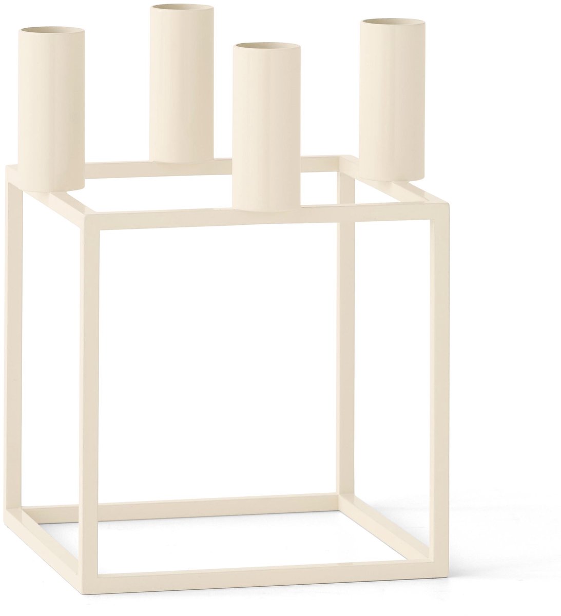Kubus 4 Kandelaar Ivoor