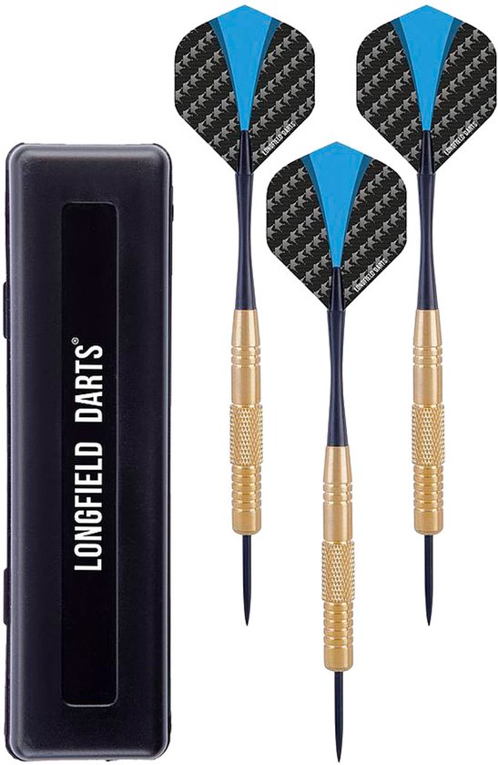 Darts steeltip brass 22 gram in blister - Longfield Darts van Dart — afbeelding 4