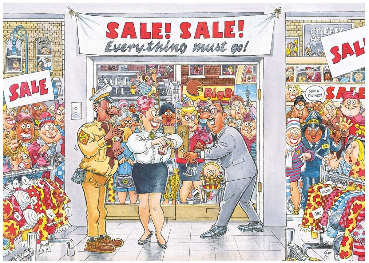 Wasgij Mystery Everything Must Go Puzzel - 1000 stukjes - Puzzel