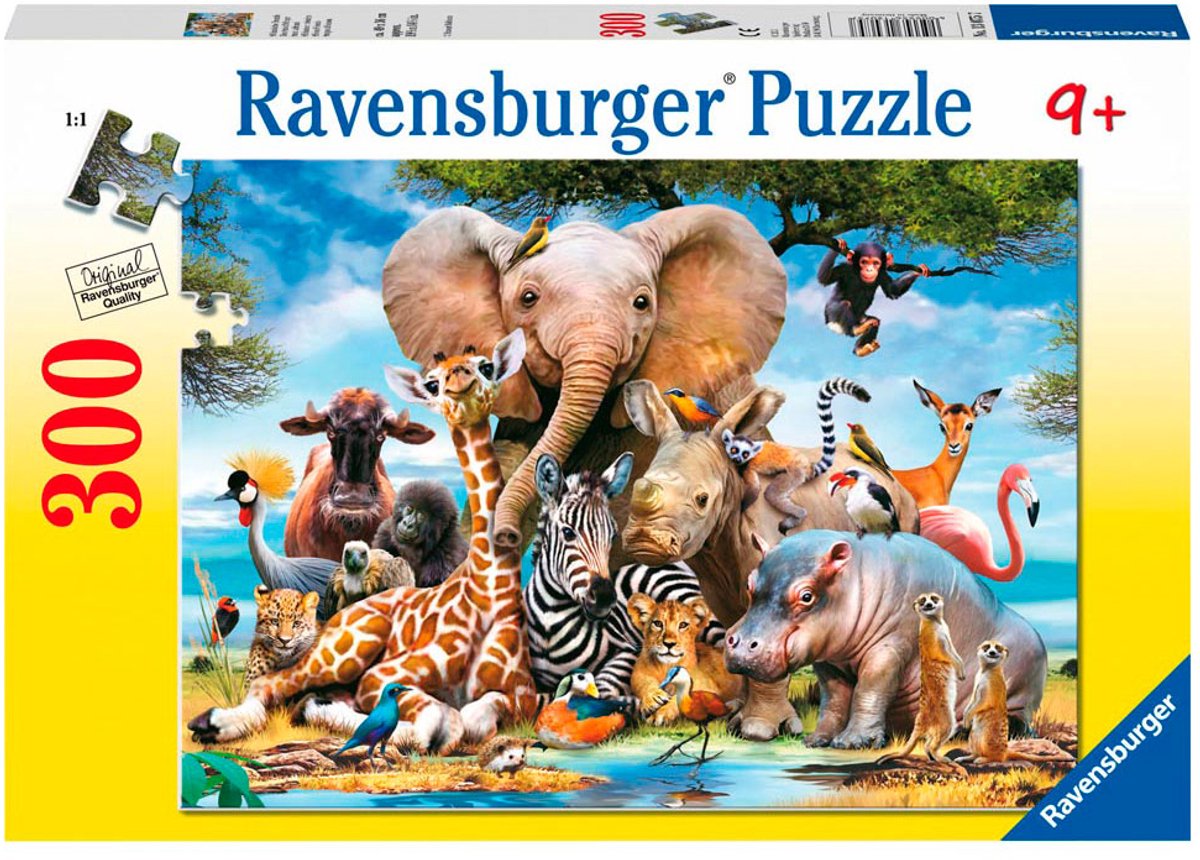 Ravensburger puzzel Afrikaanse Vrienden - Legpuzzel - 300XXL stukjes