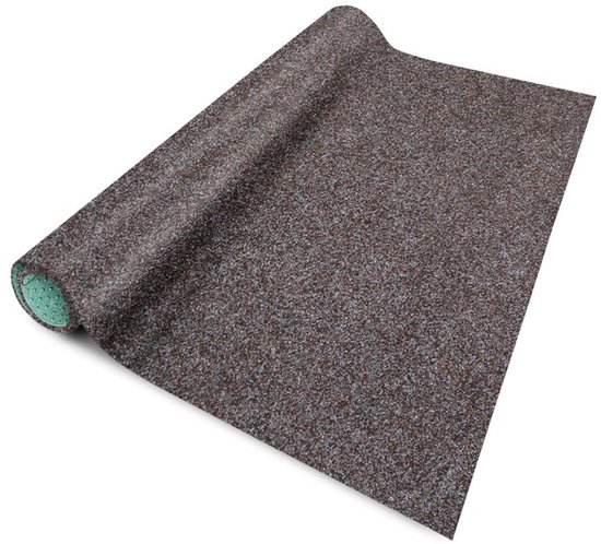 Tapis de gazon FLOORDIREKT Colour Wonder - Marron - Idéal pour balcon et terrasse - 200 x 300 cm