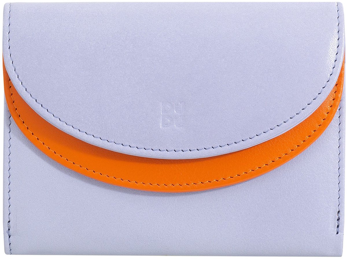 DuDu Galapagos Portemonnee RFID-bescherming Leder 13 cm - Dames - Horizontaal - provence lilac