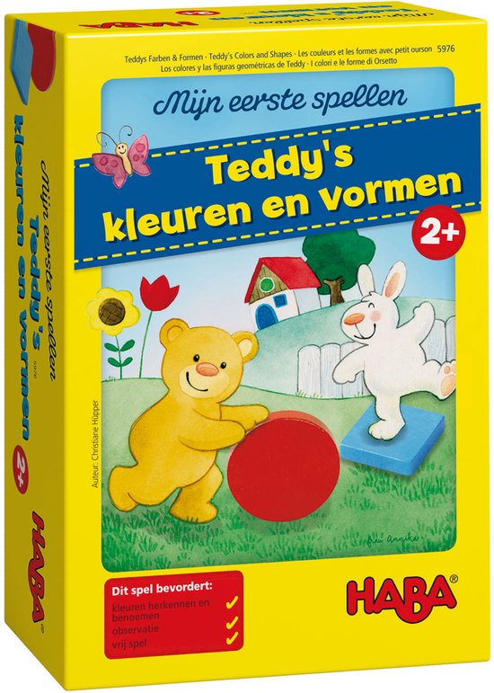 Haba Spel Spelletjes vanaf 2 jaar Teddy’s kleuren en vormen