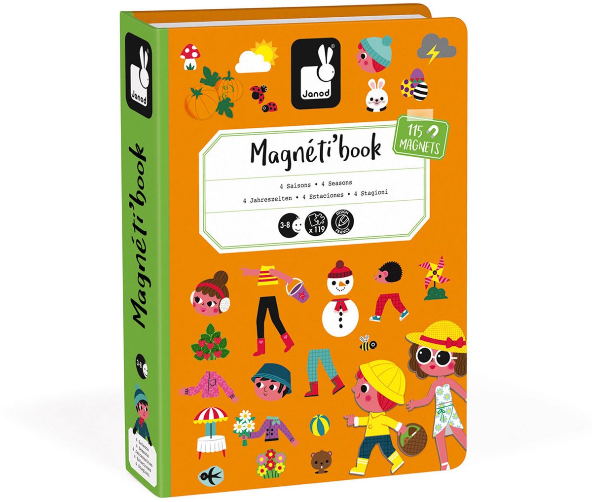 Janod - Magnetibook - 4 Seizoenen — afbeelding 7