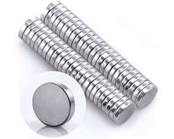 Omicube Neodym Ronde Magneten - Supersterk voor Bord en Koelkast - 50 Stuks - 5x1mm