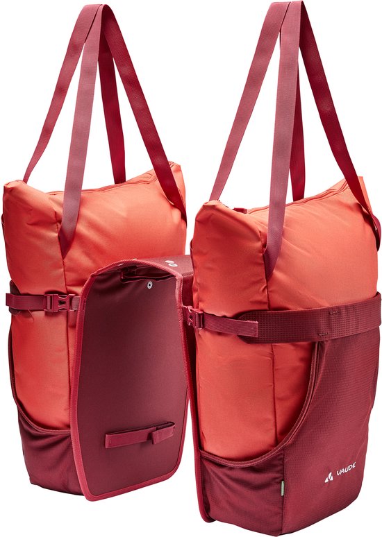 VAUDE - TwinShopper - Hotchili - Fietstas Achter - Greenshape van VAUDE — afbeelding 3