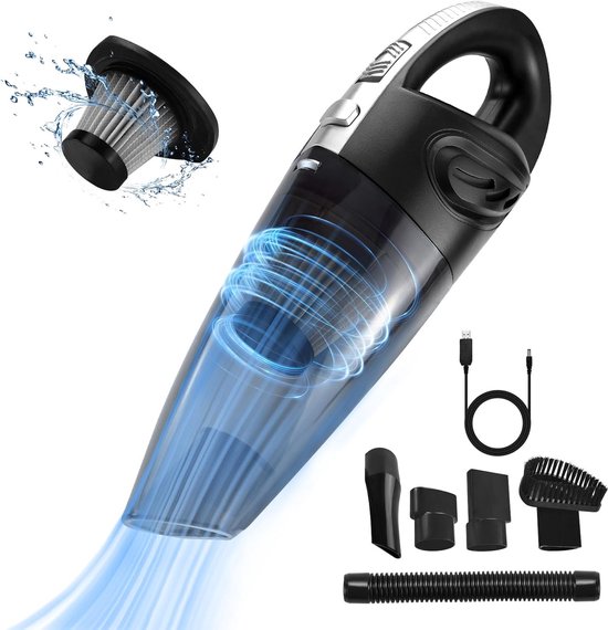 Kruimeldief Snoerloos Handstofzuiger Zwart Grijs 30 Min - Kruimeldief - €59,95