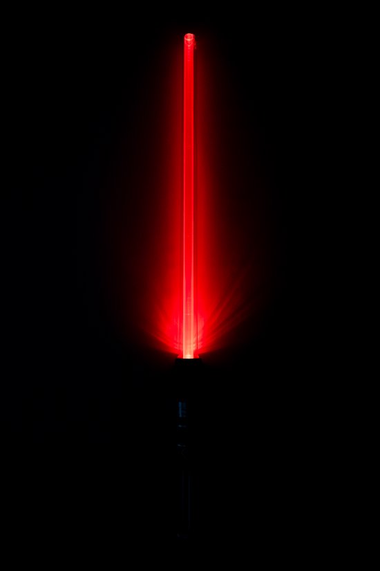 Sabre laser KIMU 2.0 66 cm - Sabre laser Space Star - Poignée Zwart Épée lumineuse LED Lampe colorée Bâton Lumières Star Colored Wars Festival