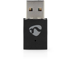 Nedis Netwerk-Dongel - Wi-Fi - N300 - 2.4 GHz - USB2.0 - Wi-Fi-snelheid totaal: 300 Mbps - Windows 10 / Windows 11 / Windows 8