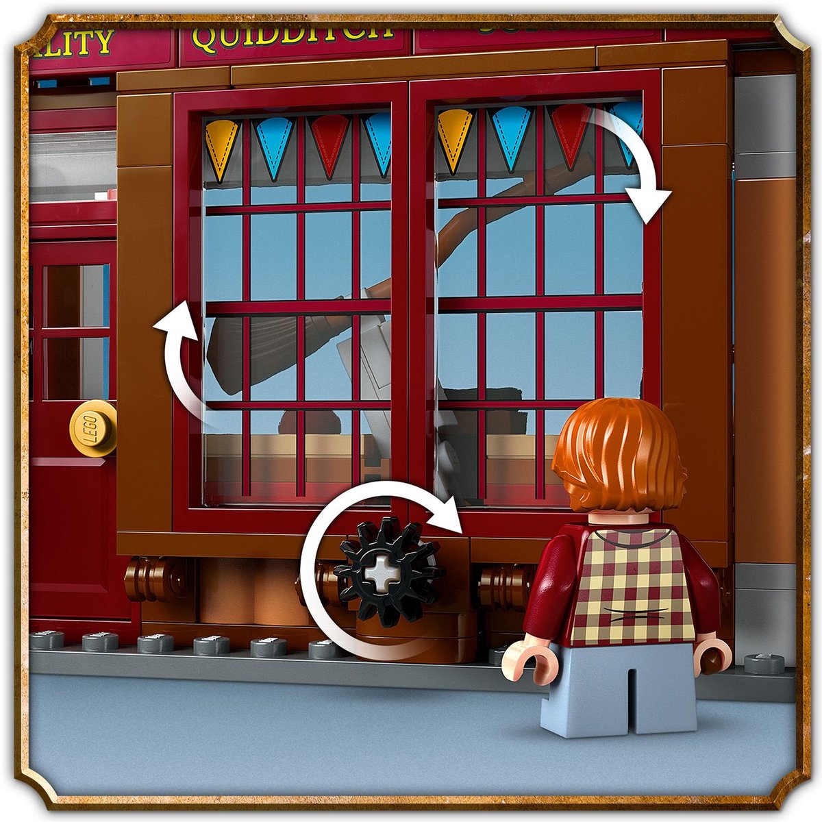 LEGO Harry Potter Zwik & Zwachtels Zwerkbalpaleis en IJssalon Set - 76452 – foto 3