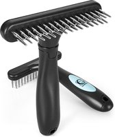 Glissimo - Brosse à tapis - Détache les fibres - Convient également aux animaux de compagnie - Réparation de tapis - Restaure les tapis écrasés - Ergonomique