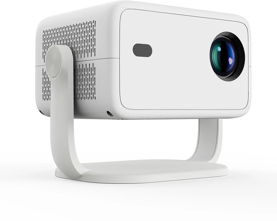 Mini Beamer - Projector - Digitale Beamer - Draagbaar - 1080P - Full HD Projector - Met Auto Focus - 650ANSI - Android System - Wit
