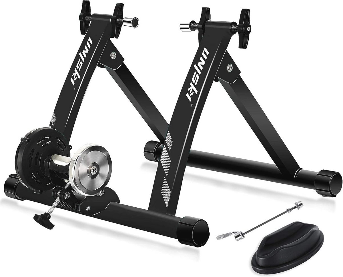 Fiets Trainer Stand Turbo Trainer voor Binnen - Magnetische Fiets Trainer met 6 Weerstandslevels - Geschikt voor 26-28 inch en 700C Wielen