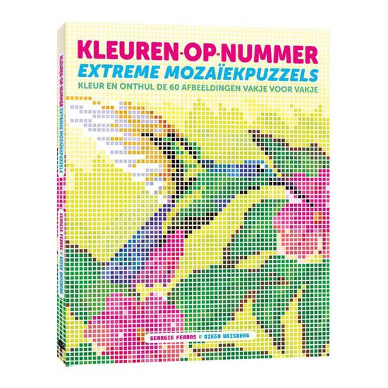 Kleuren-op-nummer: extreme mozaïekpuzzels - cover
