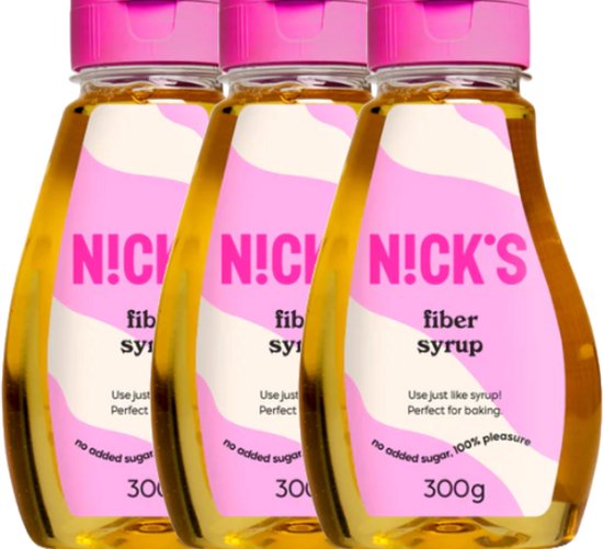 Nick's Fiber Syrup - 3 stuks - 3 x 300 gram