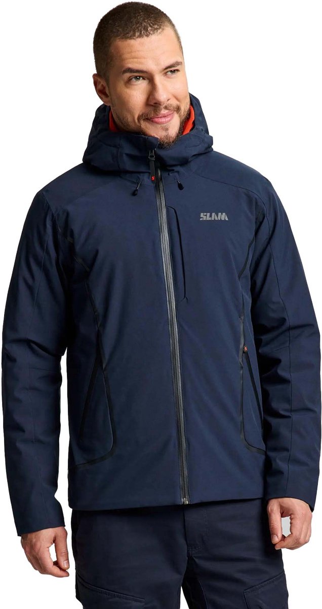 Slam Active Win Hood Short Jas Grijs M Man