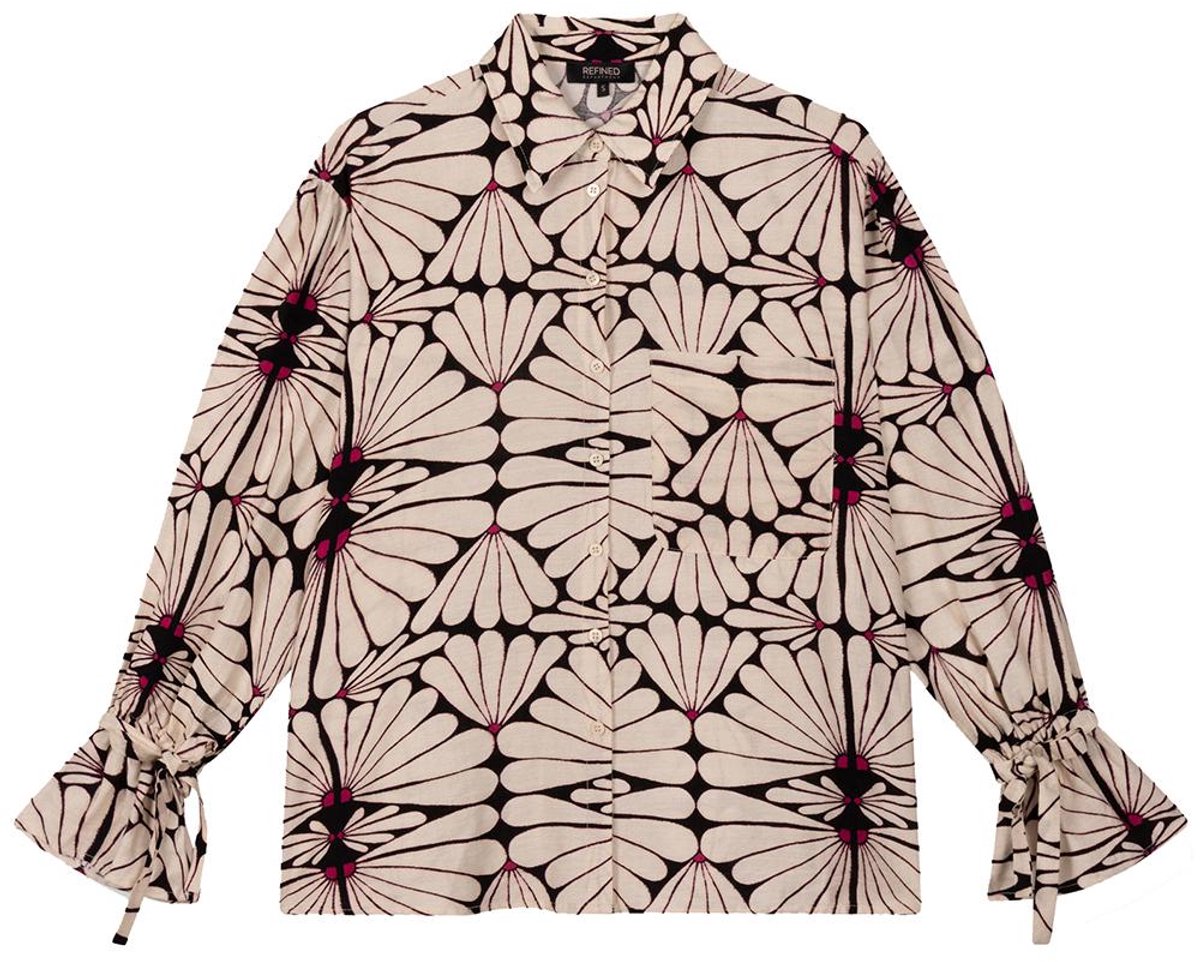 Refined Department Blouse Oversized Blouse Lottie R2503935650 955 Flower Dames Maat - XS