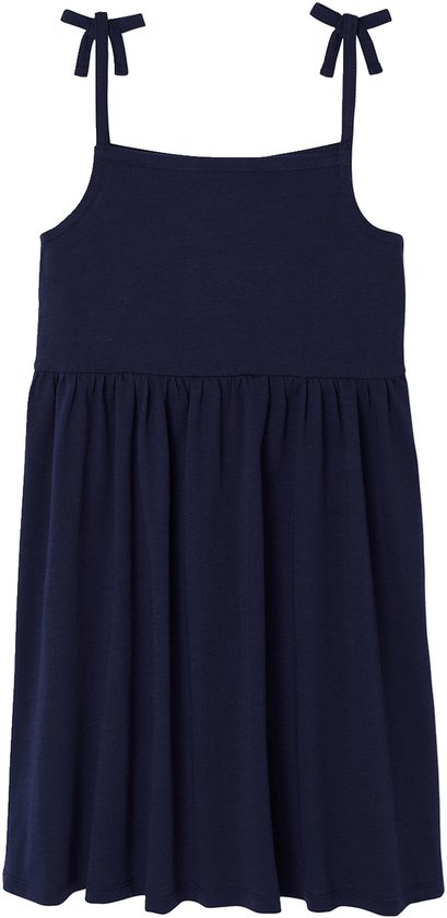 Vertbaudet Lot de 2 robes à bretelles fille 1 imprimée + 1 unie