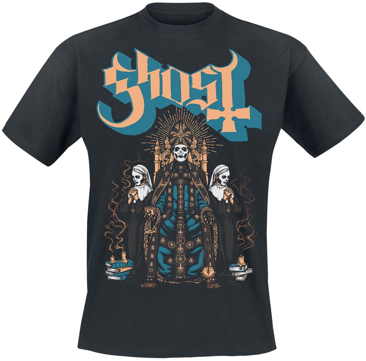 Ghost Throne Unisex T-shirt - zwart - M