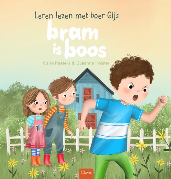Leren lezen met boer Gijs - Bram is boos