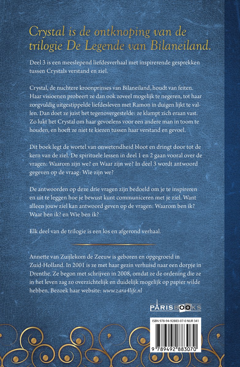 De legende van Bilaneiland 3 - Crystal - back cover