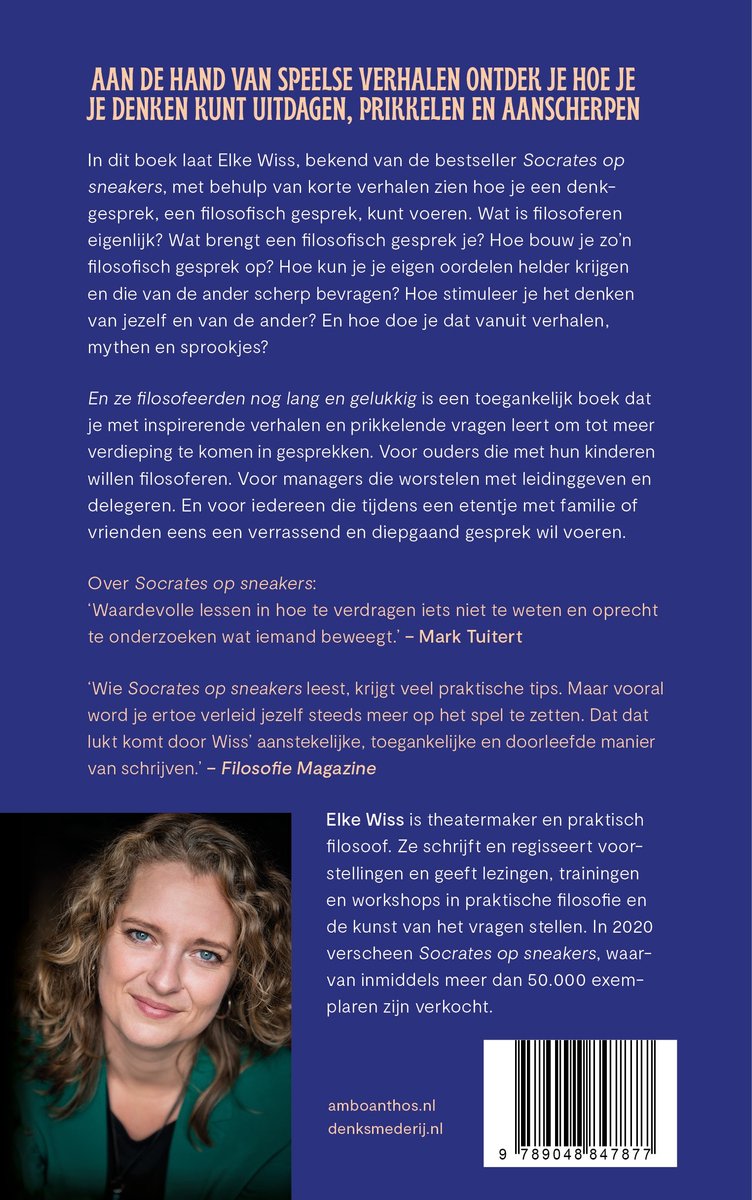 En ze filosofeerden nog lang en gelukkig - back cover