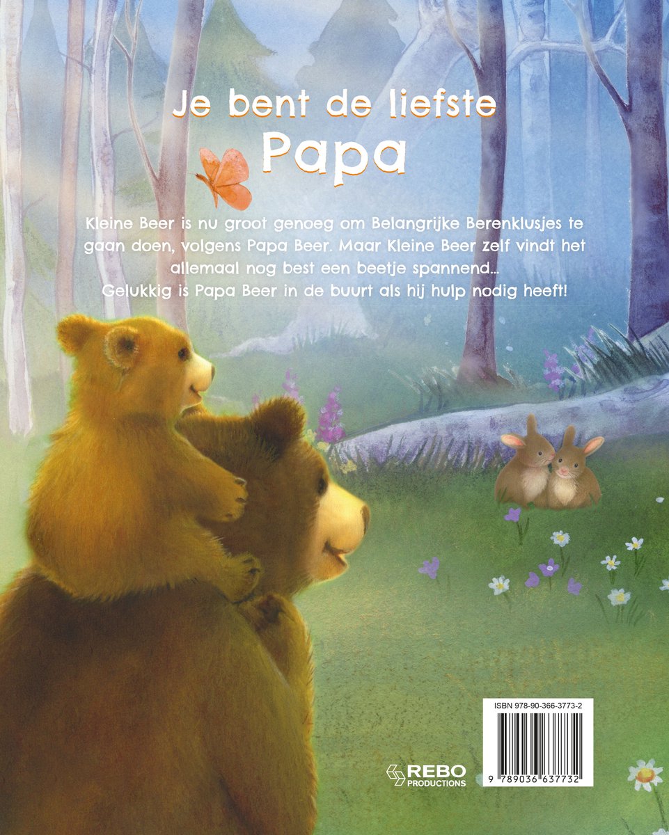 Je bent de liefste papa - back cover