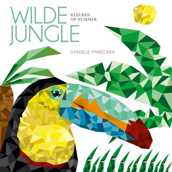 Wilde jungle - Kleuren op nummer - cover