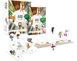 Aap kiest een kaart - Educatief spel - 20 spelideeën om spelenderwijs te leren lezen