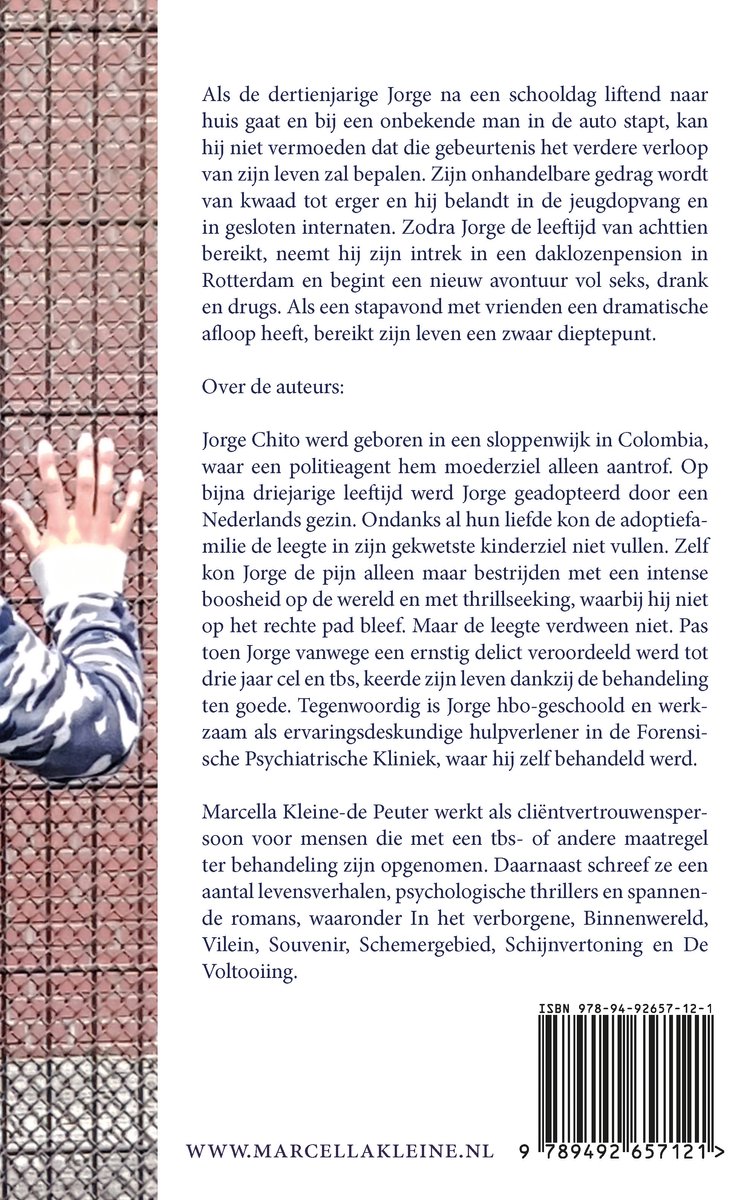 Drie jaar cel en tbs - back cover